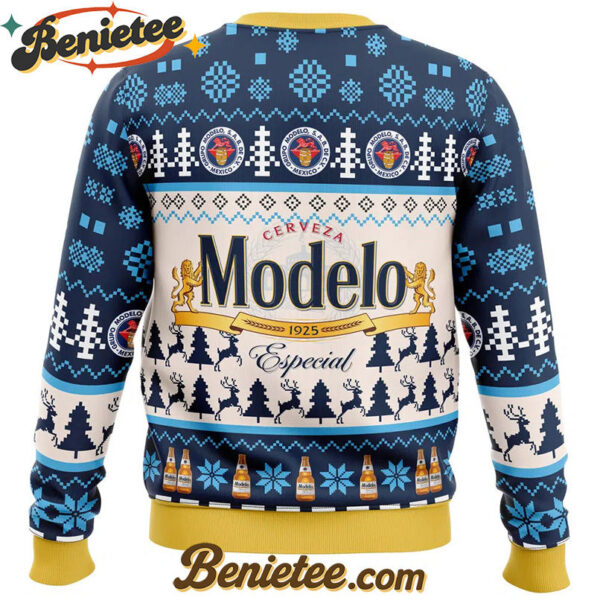 Modelo Especial Beer Ugly Christmas Sweater