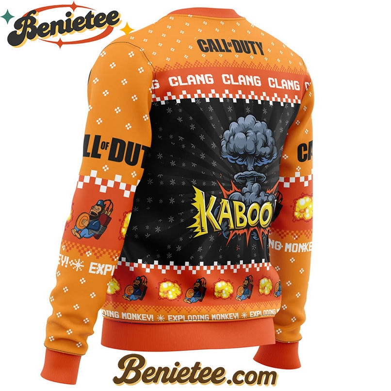 Monkey Bomb Call of Duty Ugly Christmas Sweater