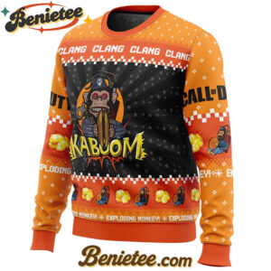Monkey Bomb Call of Duty Ugly Christmas Sweater