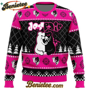 Monokuma Despair Danganronpa Ugly Christmas Sweater
