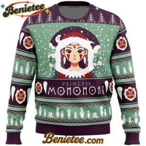 Mononoke Hime Princess Mononoke Ugly Christmas Sweater