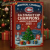 Montreal Canadiens Advent Calendar 2025, Christmas Countdown Advent Calendar Gift Box with 24 Acrylic Ornaments