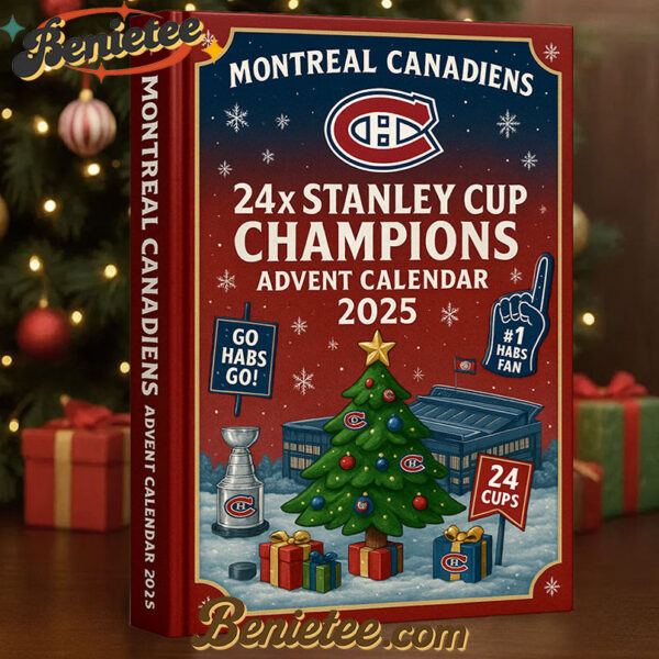 Montreal Canadiens Advent Calendar, Christmas Countdown Advent Calendar Gift Box with 24 Acrylic Ornaments
