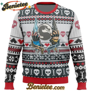 Mortal Kombat Finish Him Ugly Christmas Sweater