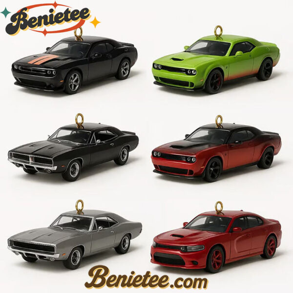 Muscle Car Advent Calendar 2025, Christmas Countdown Advent Calendar Gift Box with 24 Acrylic Ornaments