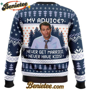 My Advice? Married With Children Ugly Christmas Sweater