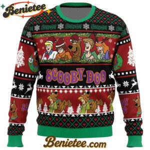 Mystery Inc Christmas Scooby-Doo Ugly Christmas Sweater