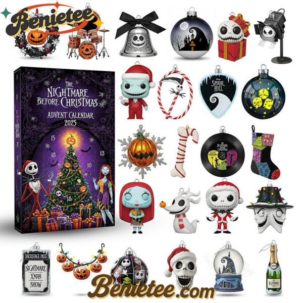 NBC Premium Advent Calendar 2025 CHRISTMAS GIFT, CHRISTMAS IDEA, Christmas Countdown Advent Calendar Gift Box with 24 Acrylic Ornaments