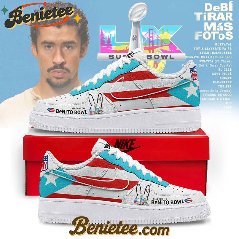 NFL x Bad Bunny Super Bowl Air Low-Top Sneakers Shoes For Men And Women