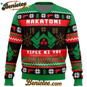 Nakatomi Christmas Party 1988 Die Hard Ugly Christmas Sweater