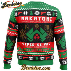 Nakatomi Christmas Party 1988 Die Hard Ugly Christmas Sweater