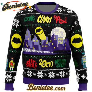 Nananana Christmas Batman DC Comics Ugly Christmas Sweater