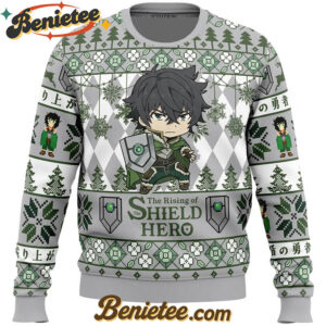 Naofumi Iwatani The Rising of the Shield Hero Ugly Christmas Sweater