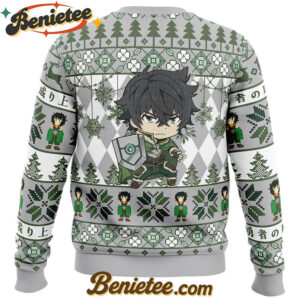 Naofumi Iwatani The Rising of the Shield Hero Ugly Christmas Sweater