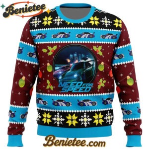 Need For Speed Ugly Christmas Sweater