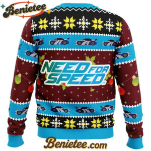Need For Speed Ugly Christmas Sweater
