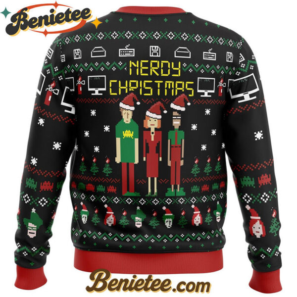 Nerdy Christmas The IT Crowd Ugly Christmas Sweater