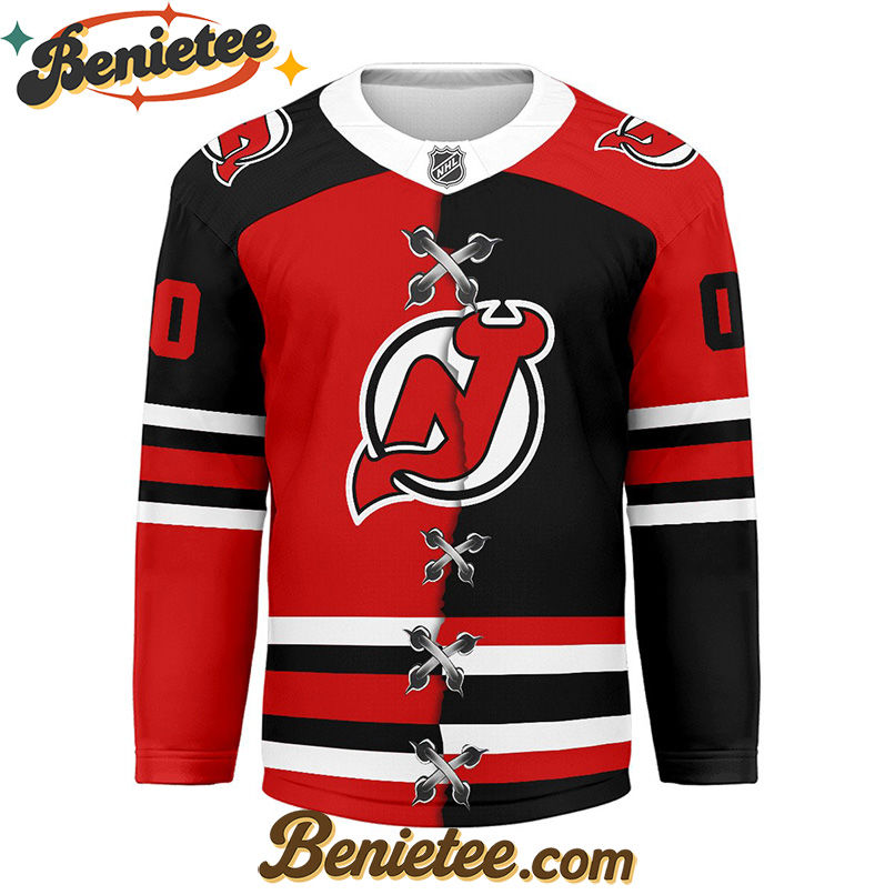 New Jersey Devils - Premium NHL Personalized Split Color Hockey Jersey