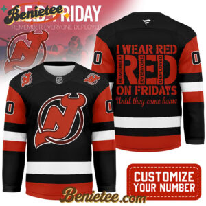 New Jersey Devils - Premium NHL Red Friday Hockey Jersey