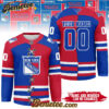 New York Rangers - Premium NHL Personalized Split Color Hockey Jersey