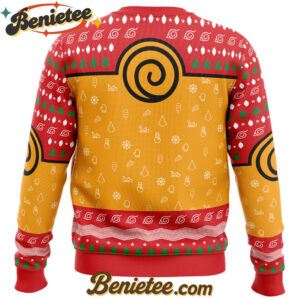 Nine-Tails Chakra Mode Shippuden Ugly Christmas Sweater