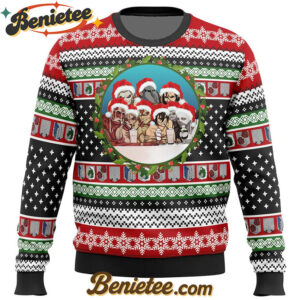 Nine Titans Attack on Titan Ugly Christmas Sweater