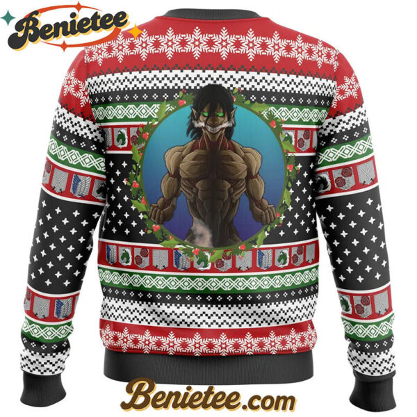 Nine Titans Attack on Titan Ugly Christmas Sweater