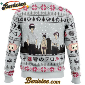 Nine x Lisa x Twelve Terror in Resonance Ugly Christmas Sweater