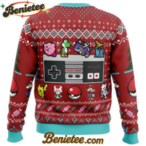 Nintendo Controller Ugly Christmas Sweater