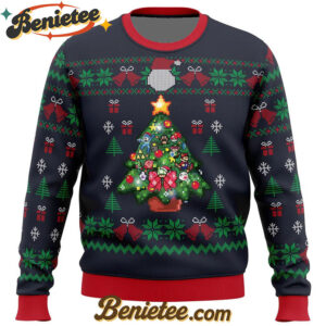 Nintendo Tree Ugly Christmas Sweater