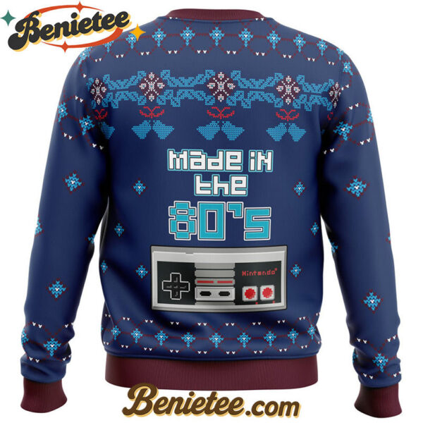 Nintendo made in the 80s Ugly Christmas Sweater