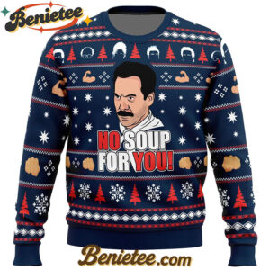 No Soup For You Seinfeld Ugly Christmas Sweater