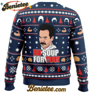 No Soup For You Seinfeld Ugly Christmas Sweater