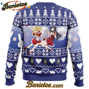 Nodoka & Mai Rascal Does Not Dream of Bunny Girl Senpai Ugly Christmas Sweater