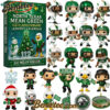 North Texas Mean Green 112th Anniversary Advent Calendar, Christmas Countdown Advent Calendar Gift Box with 24 Acrylic Ornaments