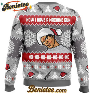 Now I Have a Machine Gun V2 Die Hard Ugly Christmas Sweater
