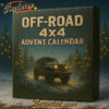 OFF-ROAD 4x4 ADVENT CALENDAR, Christmas Countdown Advent Calendar Gift Box with 24 Acrylic Ornaments