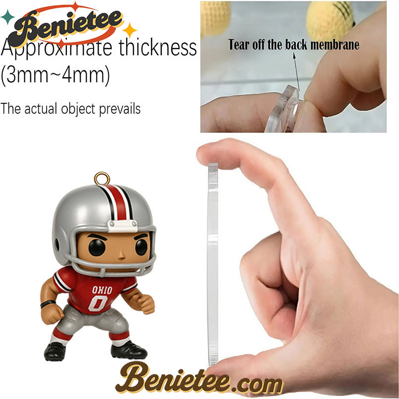 OSB Festive Collectibles Premium Advent Calendar 2025, Christmas Countdown Advent Calendar Gift Box with 24 Acrylic Ornaments