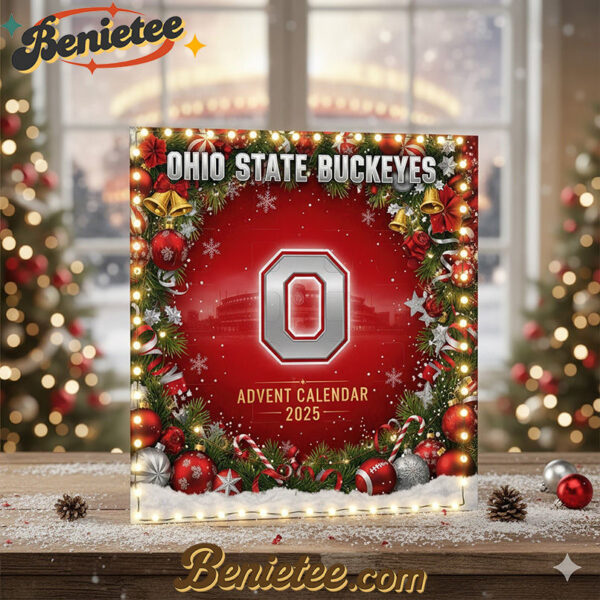 OSB Festive Collectibles Premium Advent Calendar 2025, Christmas Countdown Advent Calendar Gift Box with 24 Acrylic Ornaments