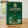 Oakland Athletics Advent Calendar 2025 125TH ANNIVERSARY Christmas Gift, Christmas Idea, Christmas Countdown Advent Calendar Gift Box with 24 Acrylic Ornaments