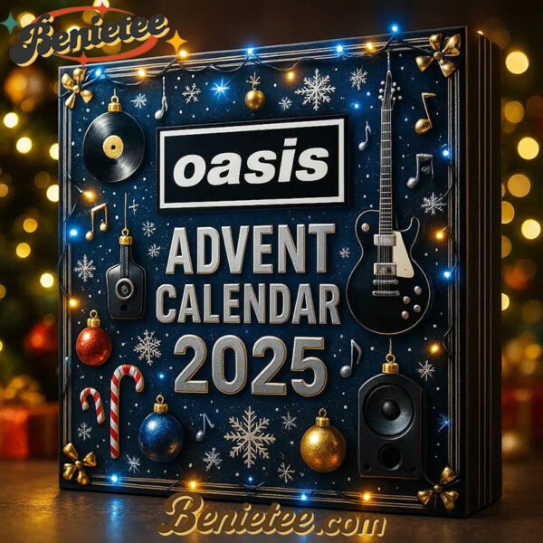 Oasis Advent Calendar 2025, Christmas Countdown Advent Calendar Gift Box with 24 Acrylic Ornaments