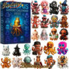 Octopus Advent Calendar 2025, Christmas Countdown Advent Calendar Gift Box with 24 Acrylic Ornaments
