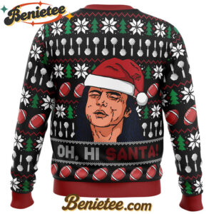 Oh, Hi Santa The Room Ugly Christmas Sweater