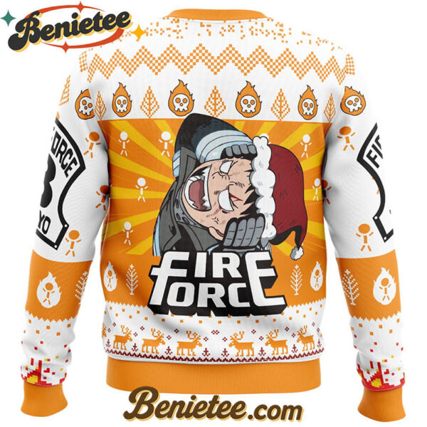Oh No, Not That Anything But Christmas Fire Force Ugly Christmas Sweater