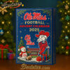 Ole Miss Rebels football Advent Calendar 2025, Christmas Countdown Advent Calendar Gift Box with 24 Acrylic Ornaments