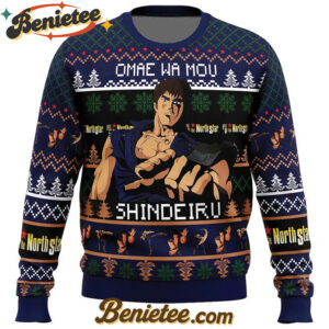 Omaewamou Shindeiru Fist of the North Star Ugly Christmas Sweater