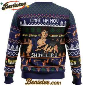 Omaewamou Shindeiru Fist of the North Star Ugly Christmas Sweater
