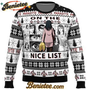 On The Nice List Parasyte Ugly Christmas Sweater