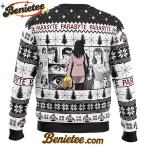 On The Nice List Parasyte Ugly Christmas Sweater