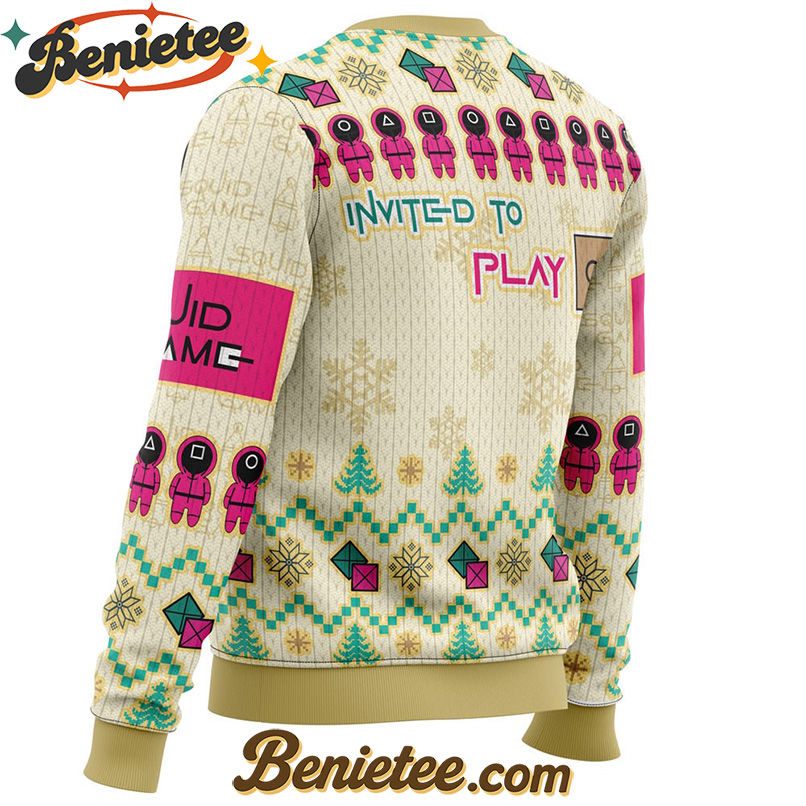 On the First Day of Christmas Squid Game Christmas Sweater